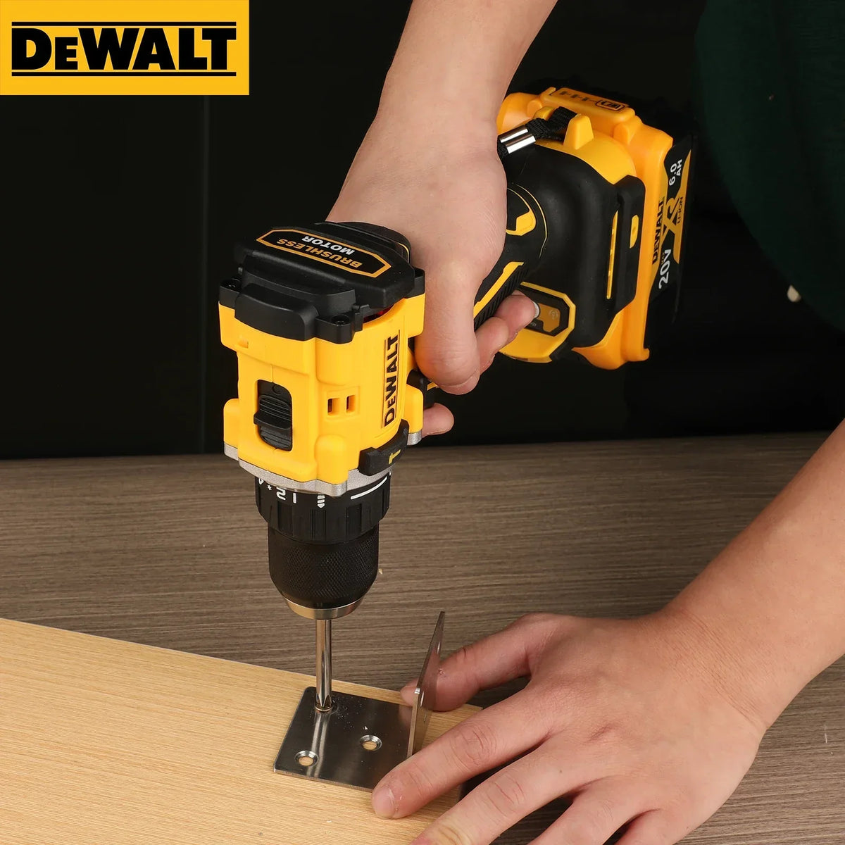 DEWALT DCD805 20V Power Tools Brushless Impact Drill Cordless Electric Screwdriver Multi-Function Hand Drill