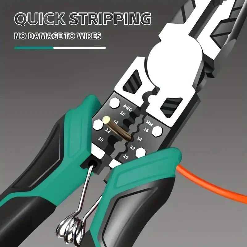 Multifunctional Heavy Duty Alloy Wire Cutters Diagonal Needle Nose Pliers Hardware Tools Universal Electrician Wire Pliers Set